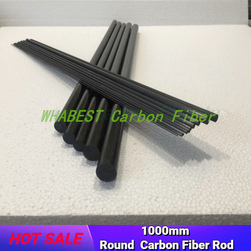 Carbon Fiber Solid Rod 1 2 2.5 3 3.5 4 4.5 5 5.5 6 6.5 7.5 8.5 9 10 11 12 15 16-20mm x1000mm