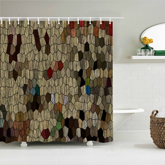 

Shower Curtain – Geometry Mosaic-180*180cm, 501 Original