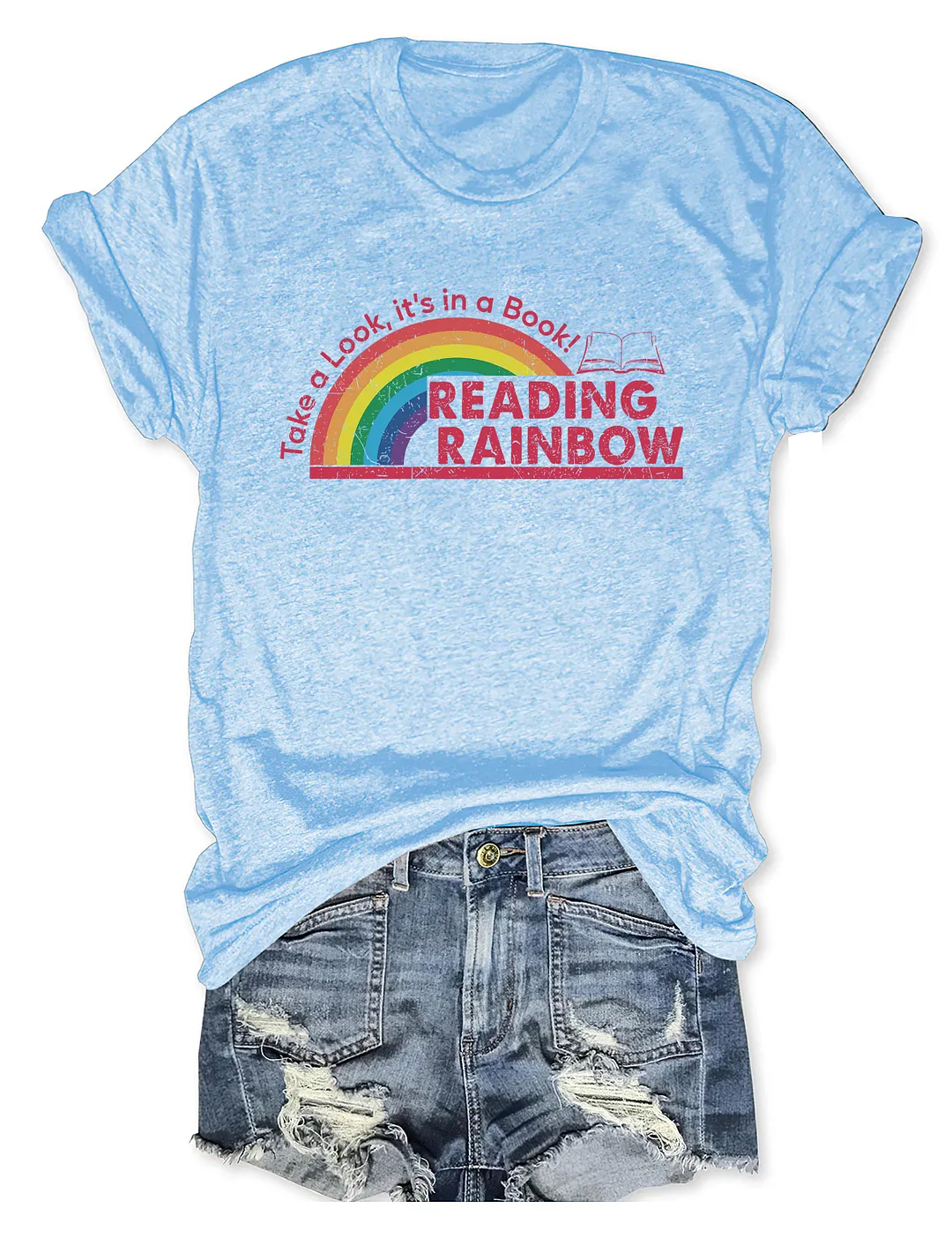 Take A Look It's In A Book Reading Rainbow T-shirt