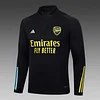 2023/2024 Arsenal Half-Pull Training Suit black Football Shirt 1:1 Thai Quality Set love fball