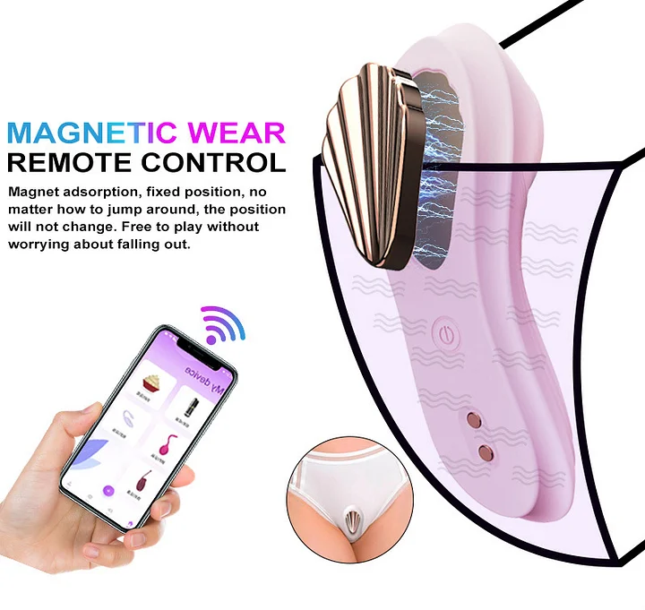App Remote Control Magnet Absorption Wearable Panty Vibrator
