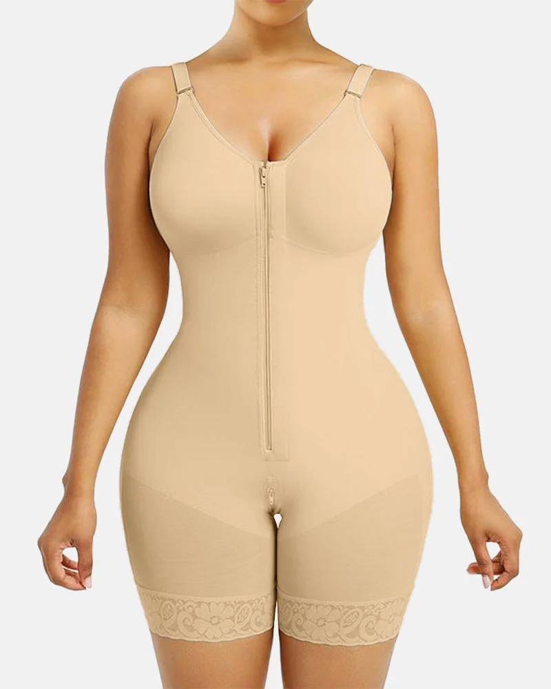 🔥🔥 Extra Plus Size Shaper Bodysuit Tummy Control Shapewear With Bra