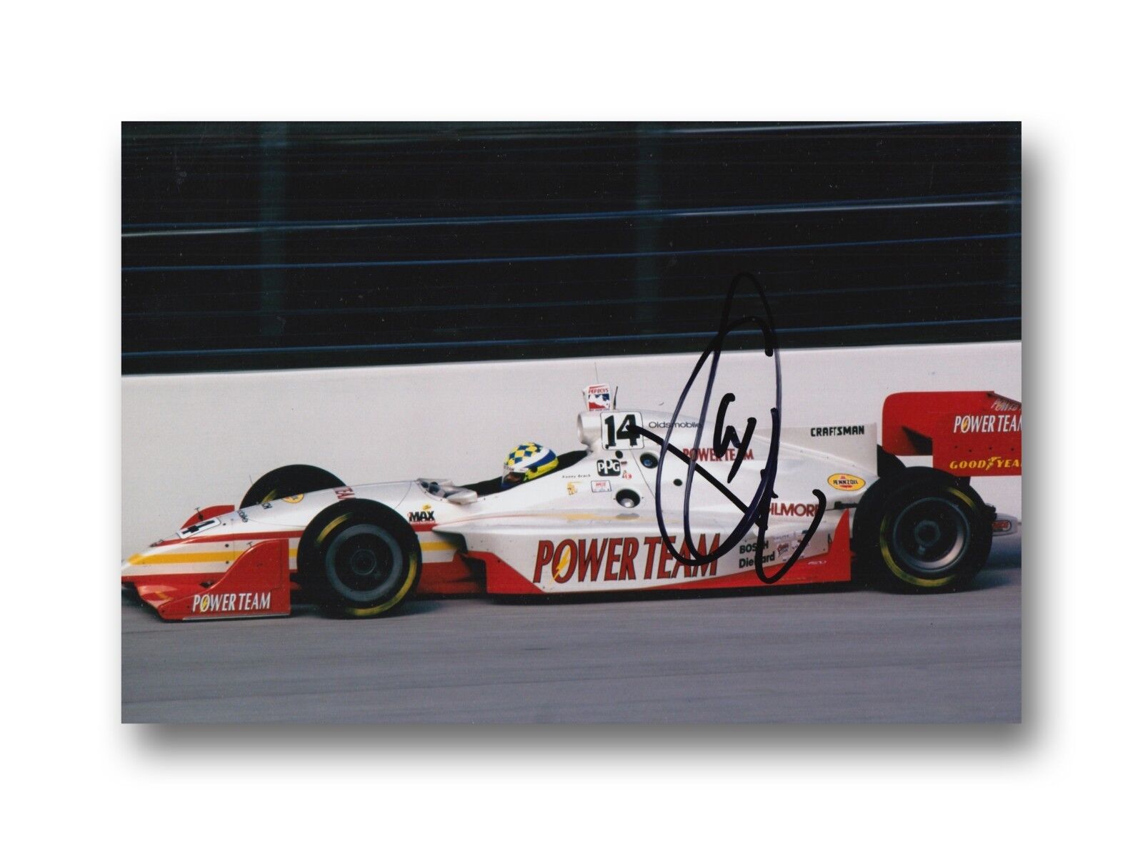 KENNY BRACK HAND SIGNED 12X8 Photo Poster painting INDY 500.