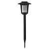 Solar-powered Solar Dual-Mode Garden Zapper IPX4 Waterproof Outdoor Garden Insect Killer Lamp Mosquito Repellent Zappers for Moths Gnats Flies Small Flying Insect Gnat