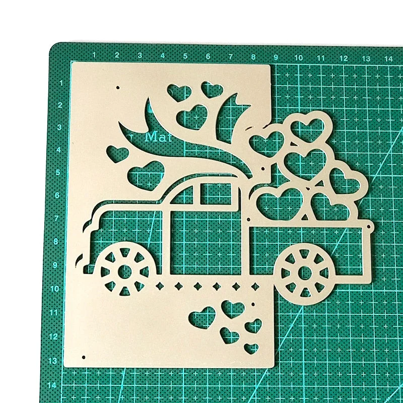 Metal Cutting Dies Christmas Border Knife Die Mold Stencils for Craft Scrapbook Greeting Card Making Decorative Die Template