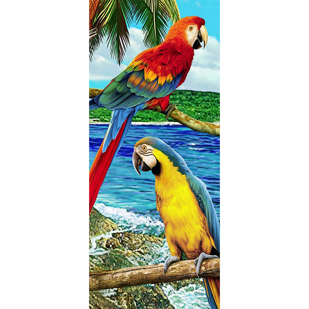 

Parrot - Round Drill Diamond Painting - 50*110CM (Big Size), 501 Original