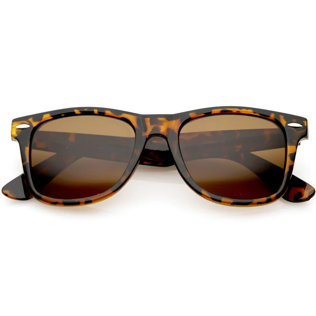 Classic Horn Rimmed glasses Neutral Color Lens 52mm