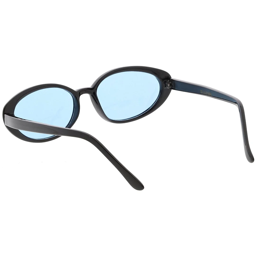 True Vintage Cat Eye Color Tinted Lens Oval glasses 51mm