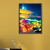 (40*60cm)Seaside - Full Round Drill Diamond Painting