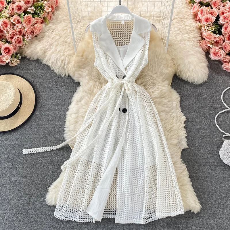 Fashion Sleeveless Two-Piece Set P11699