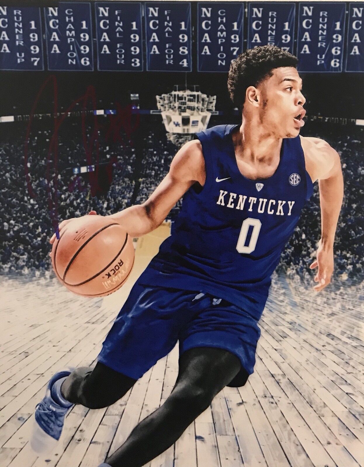 Quade Green Signed Autographed Kentucky Wildcats Custom 8x10 Photo Poster painting Coa