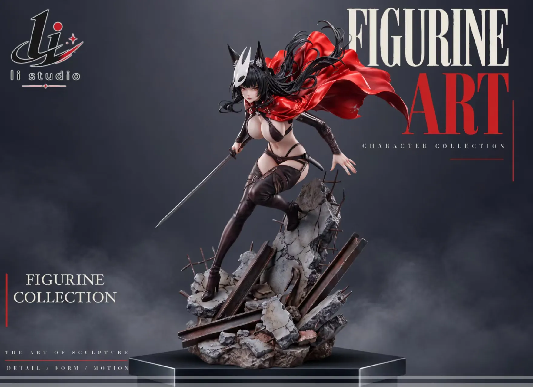 Li Studio - Hoshimi Miyabi Red Fox Shadow Zenless Zone Zero-