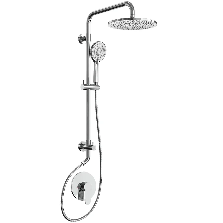 SFS-1098-NK10 The EVERSTEIN  Pressure Balance Valve Shower Faucet Brushed Nickel
