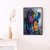 Diamond Painting -DIY Round Drill Flower Dog(40x60cm)