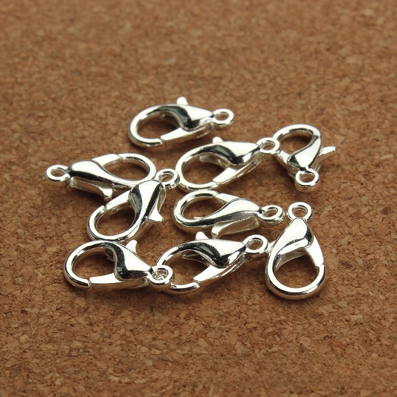 Zinc Alloy Lobster Clasp Necklace/bracelet Buckle 50 Pcs/pack