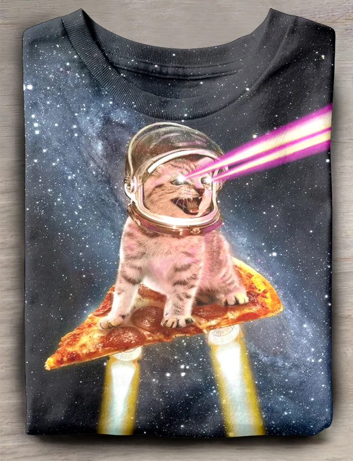 Eagerlys Cat T-shirt Eagerlys