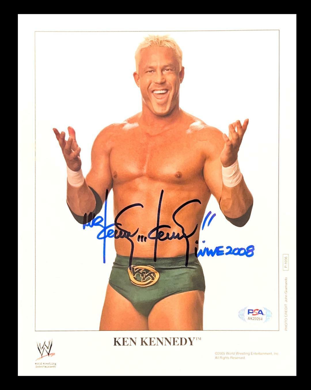 WWE MR KENNEDY P-1056 HAND SIGNED AUTOGRAPHED 8X10 PROMO Photo Poster painting WITH PSA DNA COA