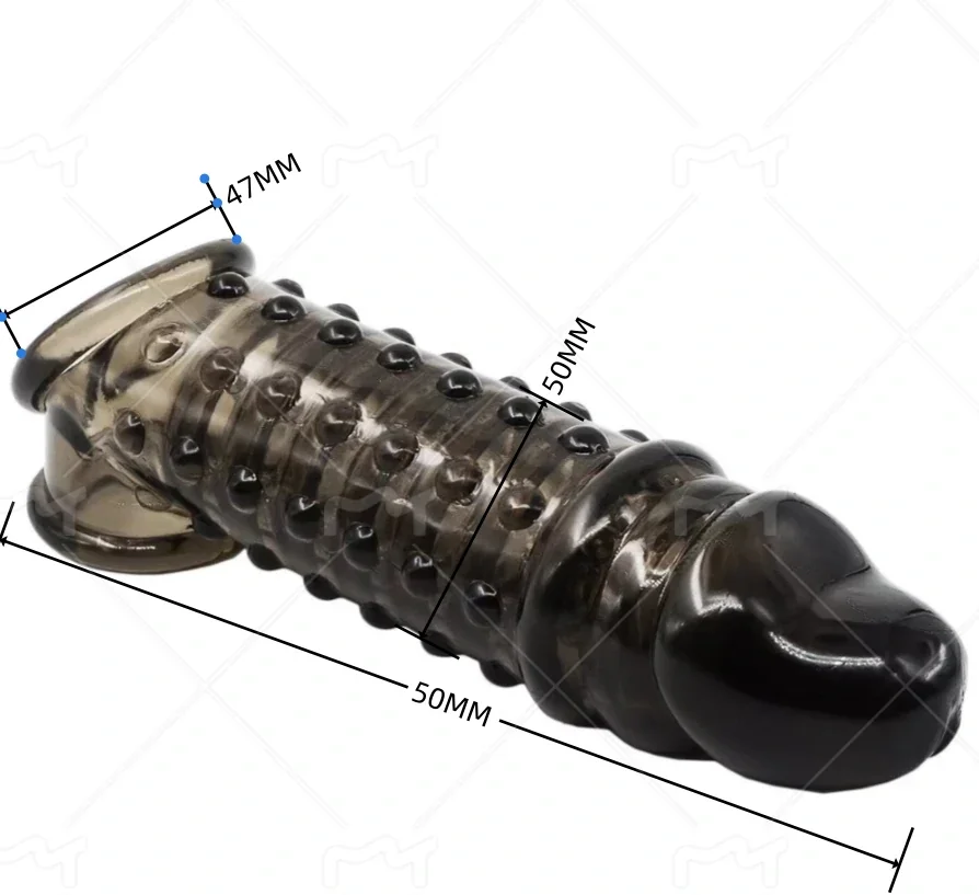 Generic Reusable Cock Rings Penis Delay Ejaculation Penis Sleeve Silicone Glans Cover