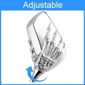 Chrome Plated ABS Shell Side Mirrors Folding Rearview Mirror