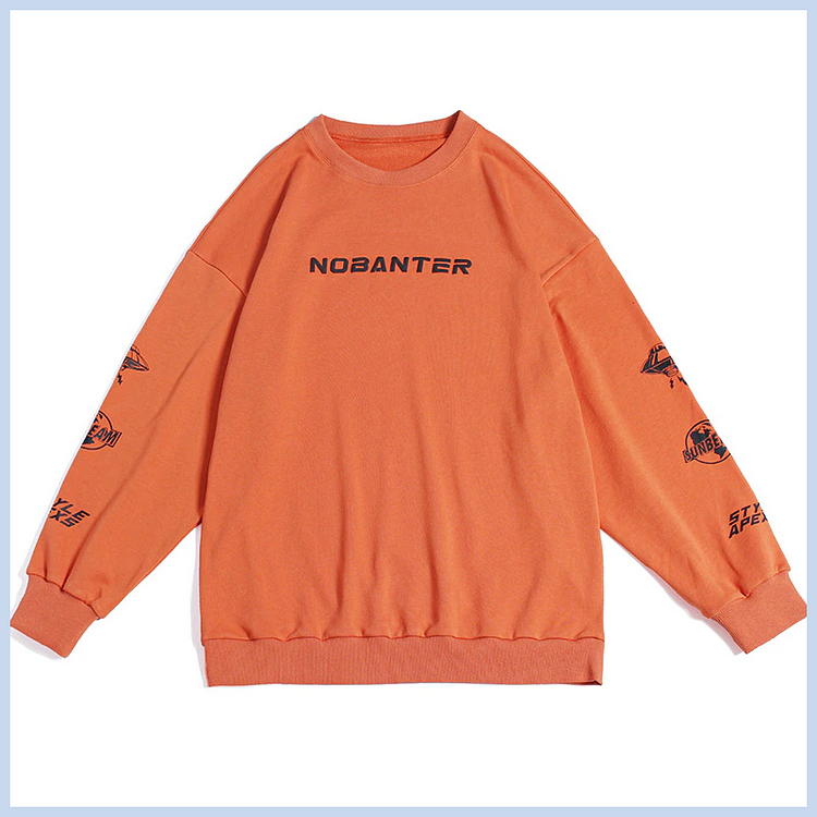NO BANTER Letters Sweatshirt - Gotamochi Kawaii Shop, Kawaii Clothes