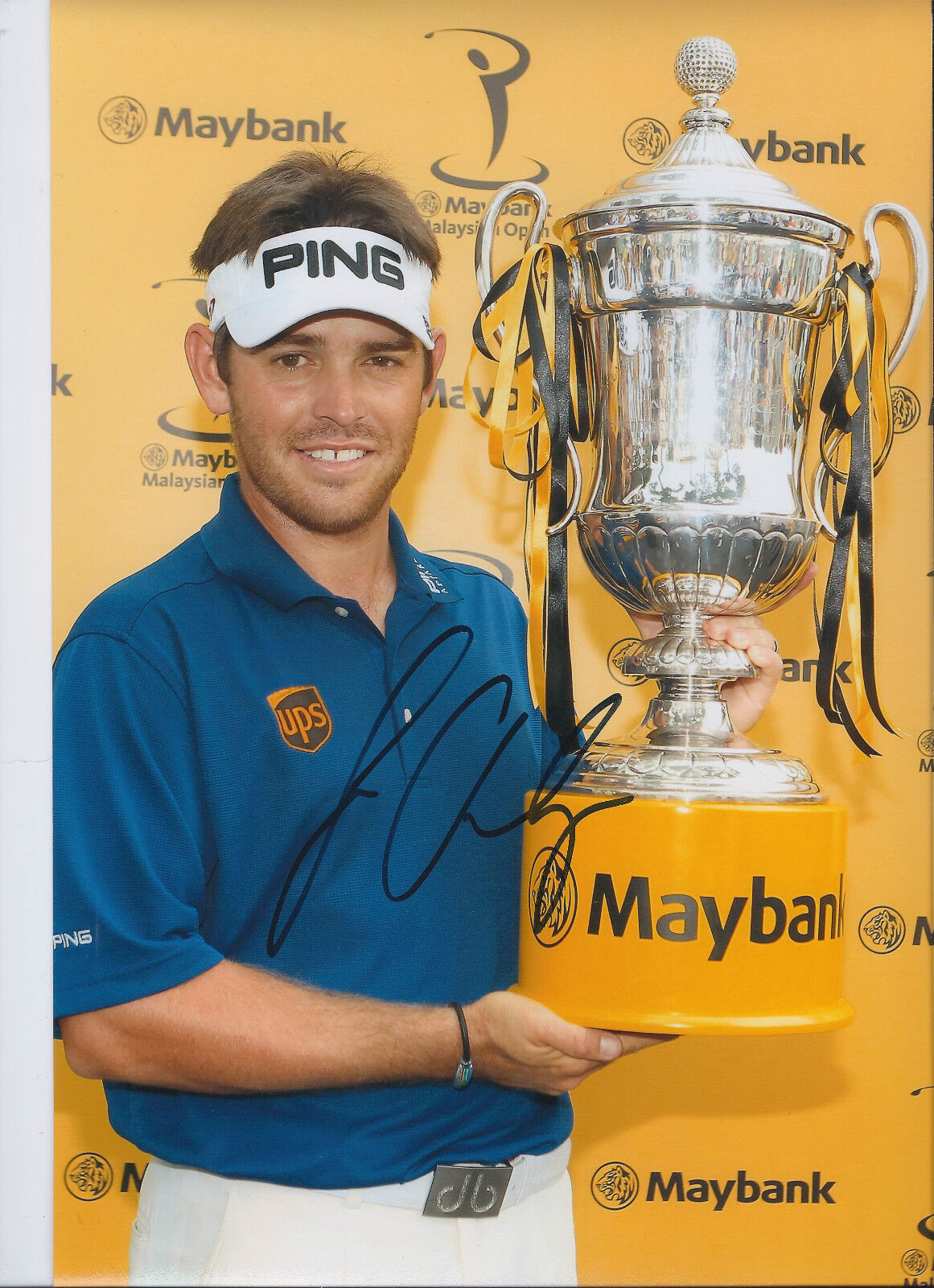 Louis OOSTHUIZEN SIGNED Autograph 12x8 Photo Poster painting AFTAL COA Malaysian Open Winner