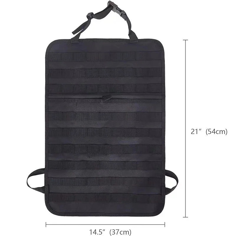 Tactical Seat Back Organizer Vehicle Military Backpack Storage Outdoor With Detachable Pouches Bags
