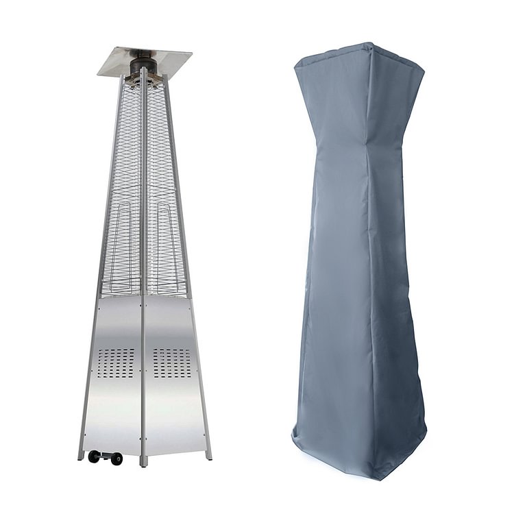 GRAND PATIO 48,000 BTU Freestanding Mushroom 7' Powdercoated Steel LP Patio Heater, Graphite
