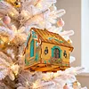 DIY Wooden House Diamond Art Painting Kit for Adults Home (Tropical cactus)