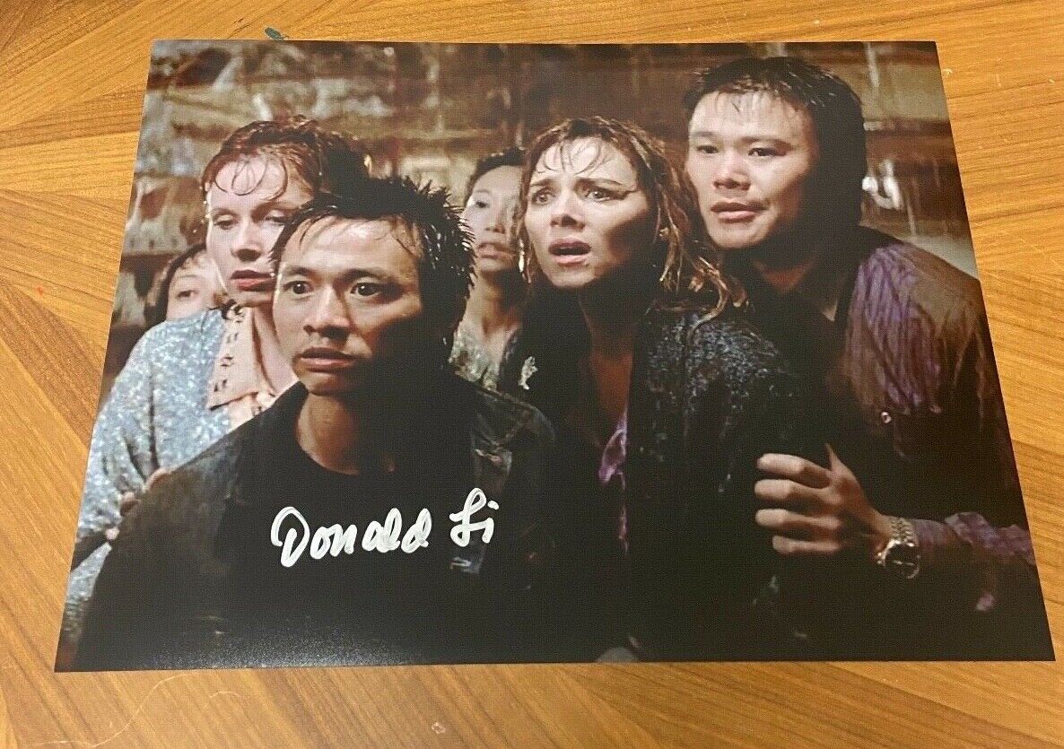 * DONALD LI * signed 11x14 Photo Poster painting * BIG TROUBLE IN LITTLE CHINA * PROOF * 3