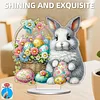 Diamond Painting Acrylic Easter Bunny Tabletop Ornaments Decorations for Adult Beginner Home Decor DIY Crafts Gift