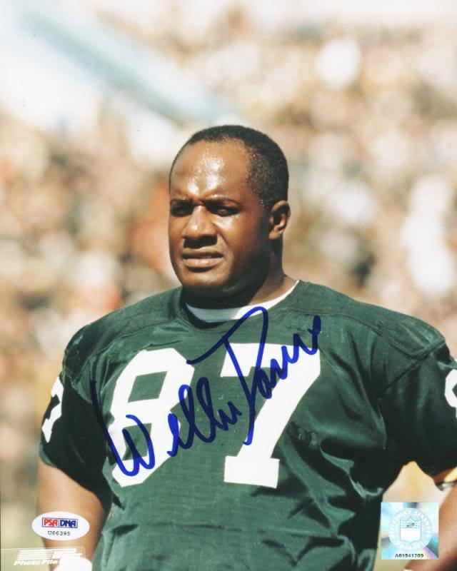 Packers Willie Davis Signed Authentic 8X10 Photo Poster painting Autographed PSA/DNA #U66395