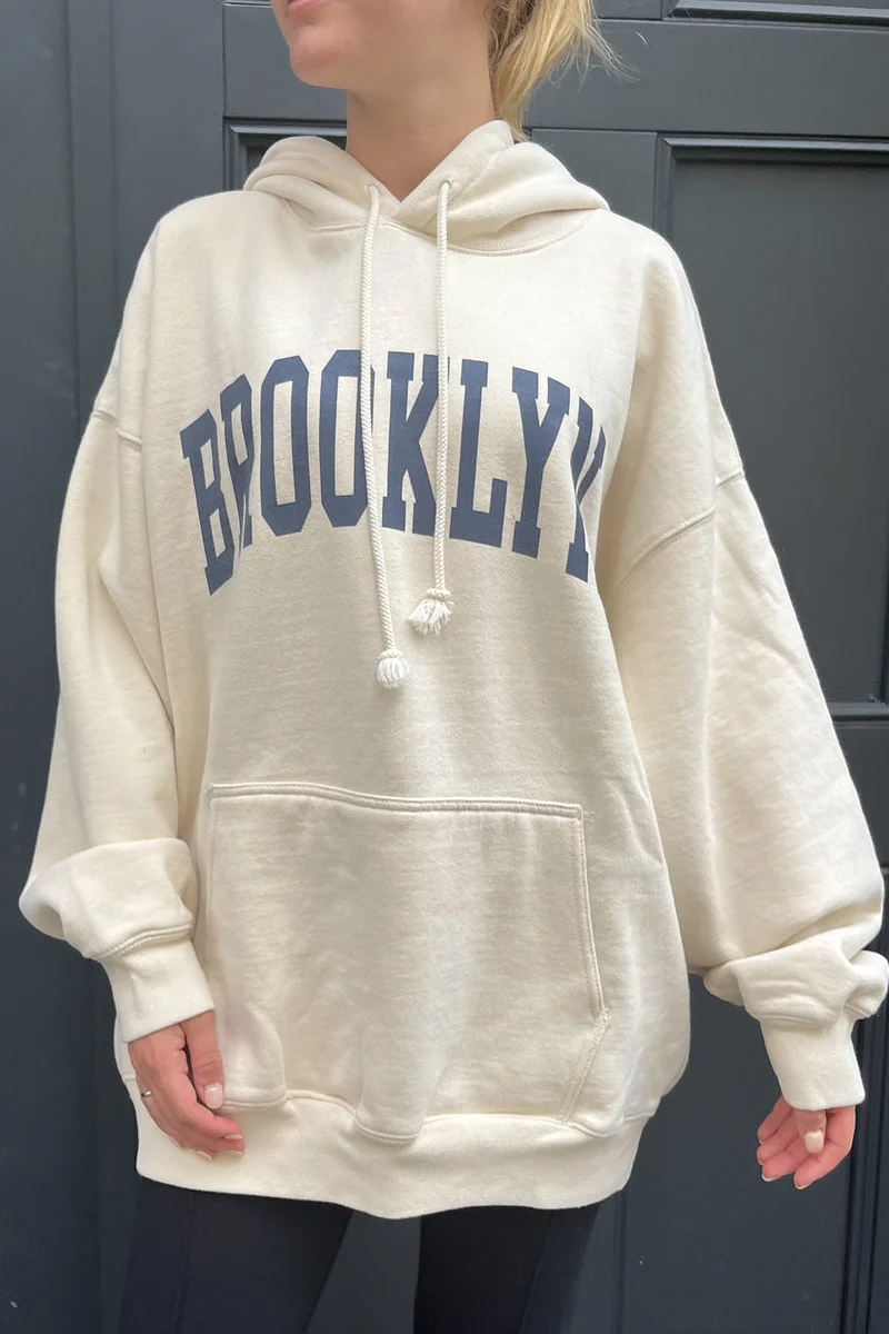 Like new Brandy melville gray Ayla cable knit hoodie O/S