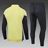 Joyfball 2025/2026 Real Madrid Half-Pull Training Suit Light yellow Football Shirt 1:1 Thai Quality