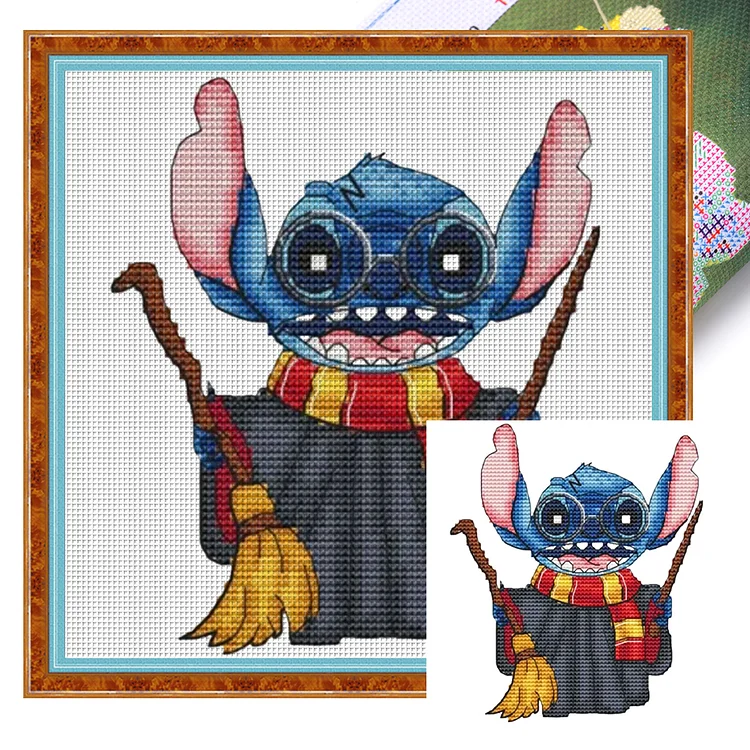 Magic Stitch (25*25cm) 18CT Stamped Cross Stitch gbfke