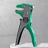 Duckbill Type Decrustation Plier Adjustable Wire Stripper Cutter for Flat Wire