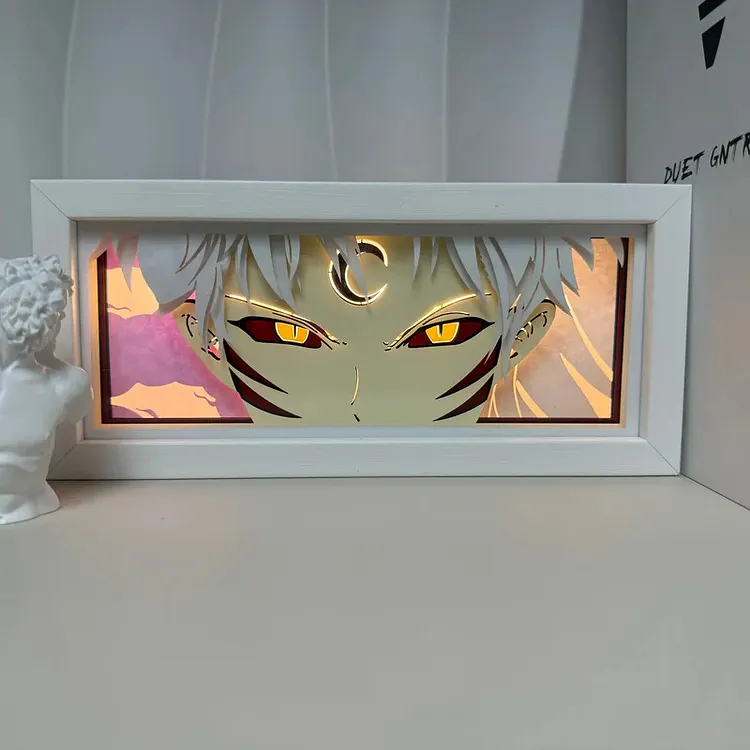 3D LED Box Light - Inuyasha-Sesshomaru