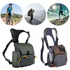 Binocular Harness Chest Pack Hunting Adjustable Bino Case w/ Rangefinder Pouch