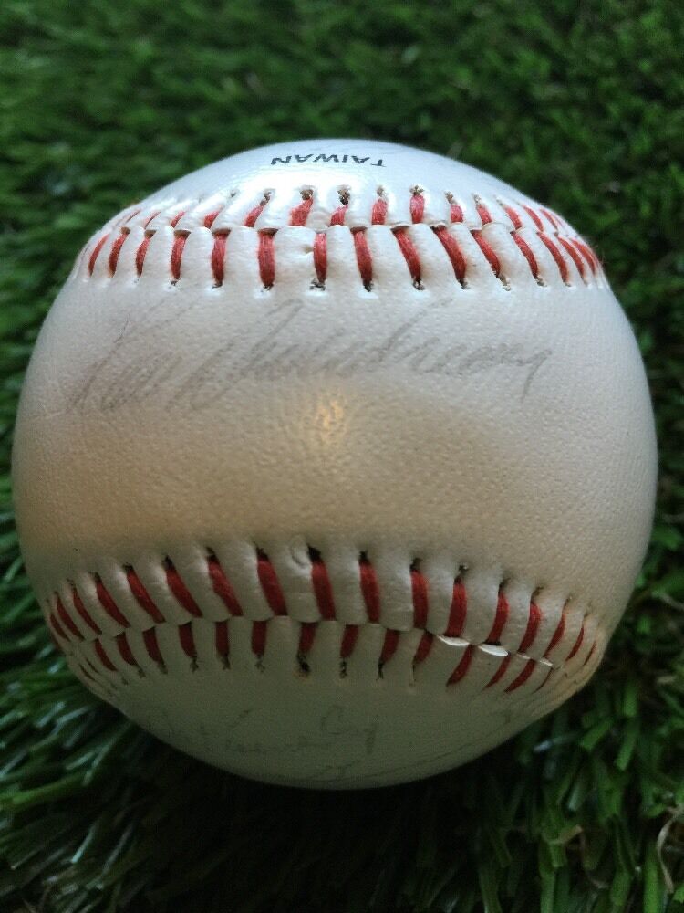 1948 Cleveland Indians Baseball Autographed BASEBALL REUNION JSA LOA 13 Sigs