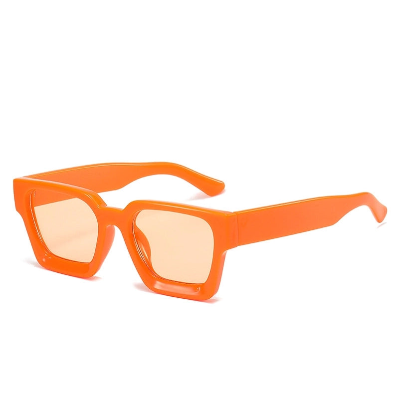 Minimalist Solid Color Pc Square Full Frame Women’s Sunglasses