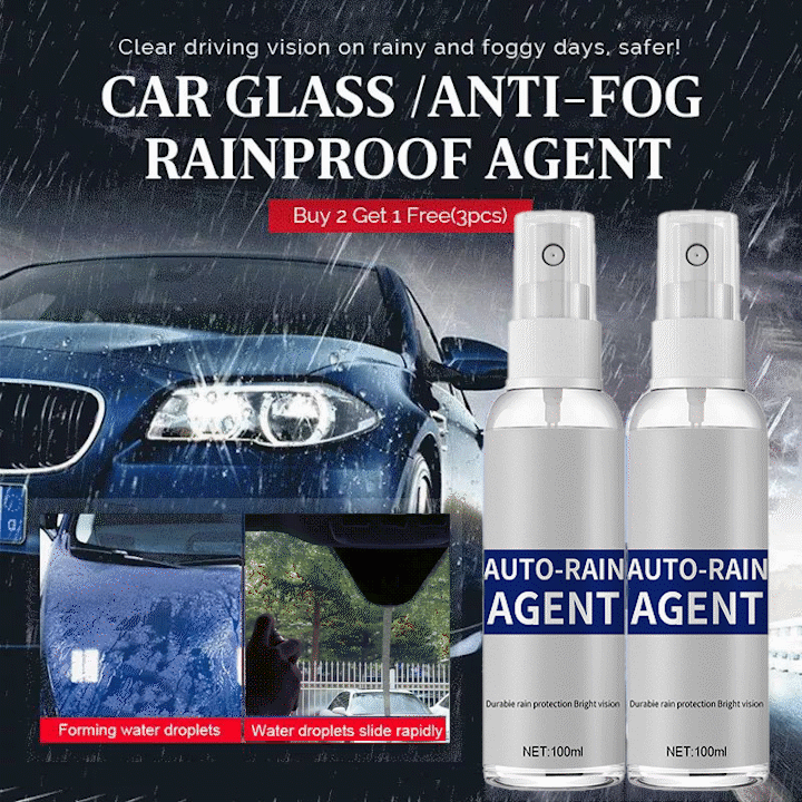 New Arrival - Car Glass Anti-Fog Rainproof Agent