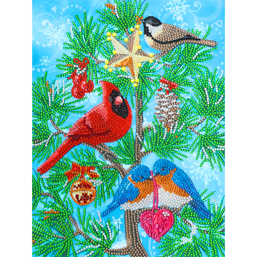 

30*40CM - Crystal Special Shaped Diamond Painting - Bird, 501 Original