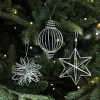 Silver Shimmers Christmas's Tree Hanging Decors
