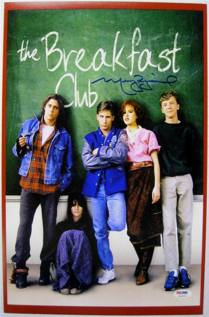 MOLLY RINGWALD Signed The Breakfast Club 11x17 Photo Poster painting PSA ITP COA Autograph (A)