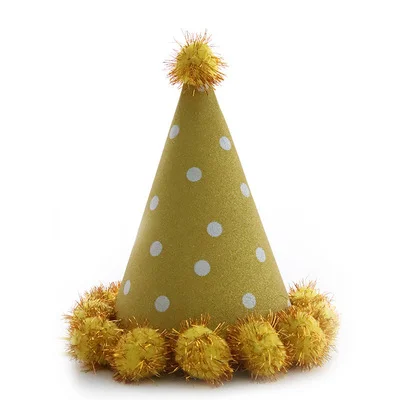 Christmas party hair bulb spire paper hat
