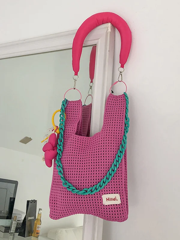 Chains Hollow Woven Shoulder Bags Handbags