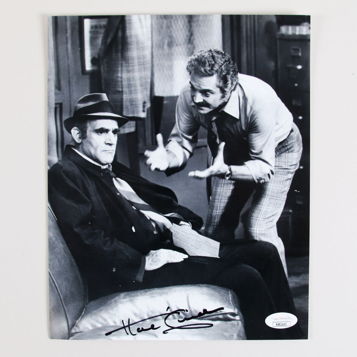 Hal Linden Signed Photo Poster painting Barney Miller 8x10 - COA JSA