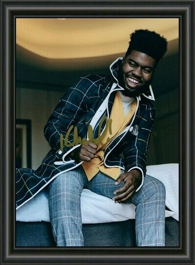 KHALID - A4 SIGNED Photo Poster painting POSTER - HIGH GLOSS PRINT -  POSTAGE