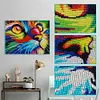 >SALE<5D DIY Full Special Shape Crystal Drill Diamond Painting Cat Mosaic Picture