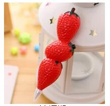 Magnetic 1 Pcs Fruit Stationery Creative Ballpoint Pen Office School Supplies Gift Vegetable Novelty Funny Cute Kawaii Carrot