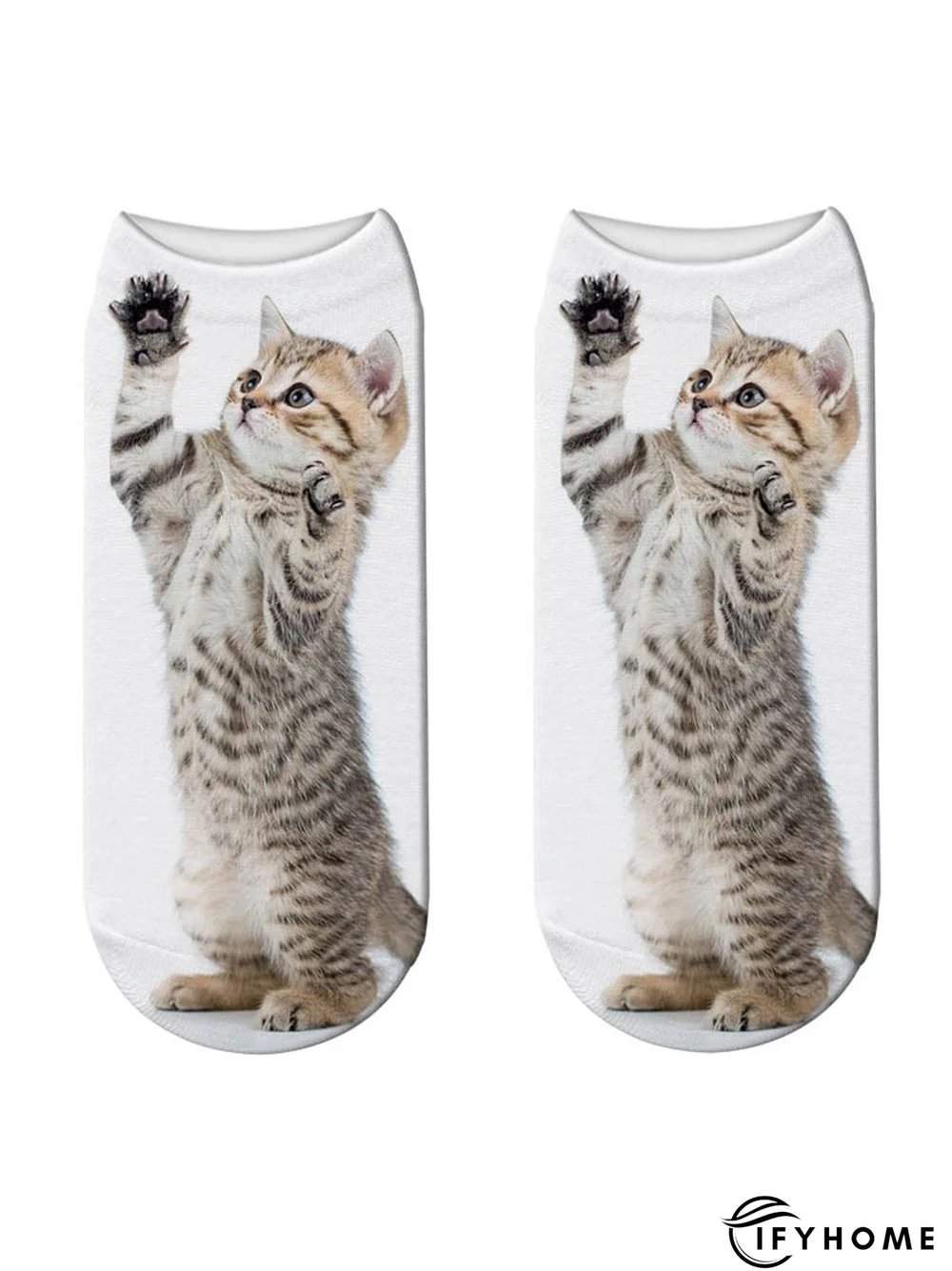 Cotton Knit Cat Pattern Socks | IFYHOME